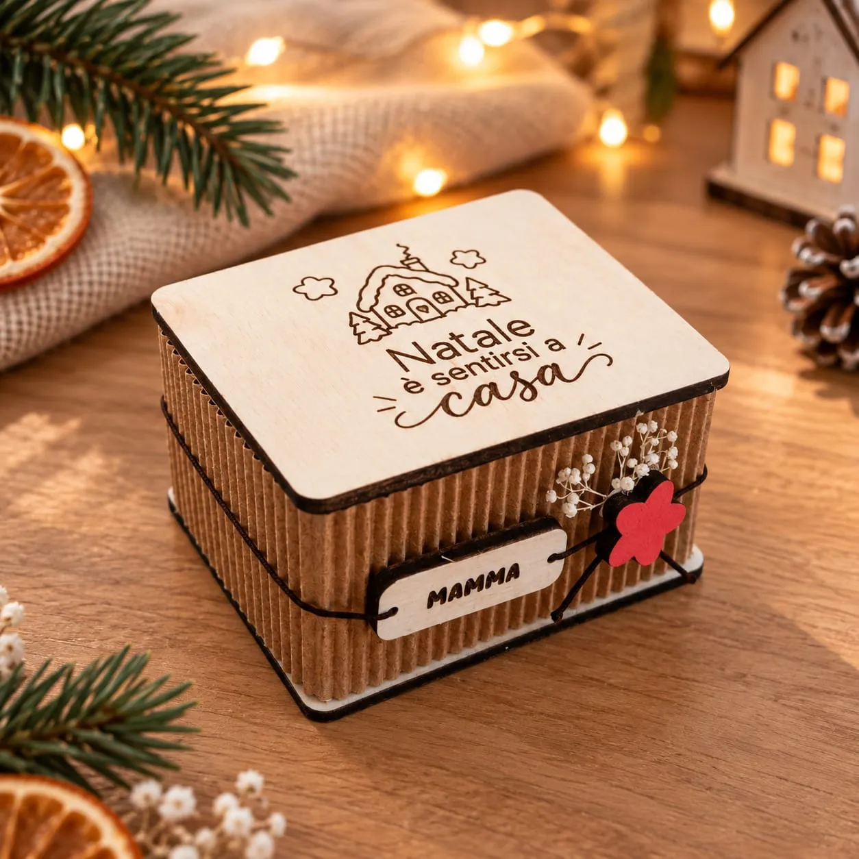 Sapone Naturale con Regalo di Natale Personalizzato