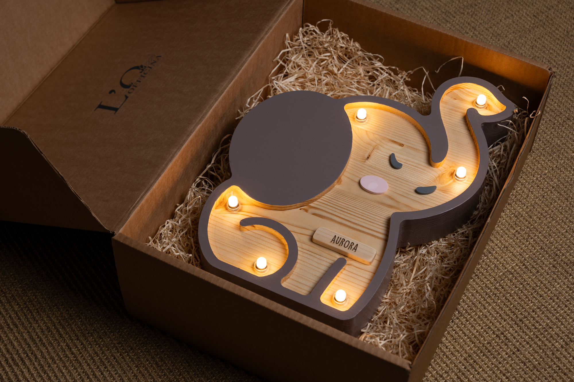 Packaging Lampada Elefante